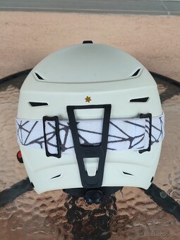 Dámska lyžiarska prilba s okuliarmi - 2