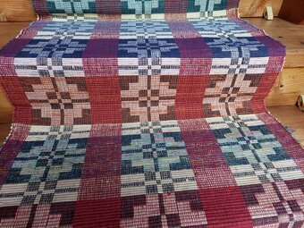 Tkane koberce kockovane - 2