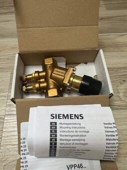 Siemens vyvažovacie ventile - 2
