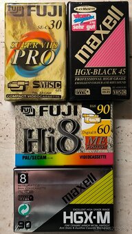 VHS kazety nové zabalené - 2