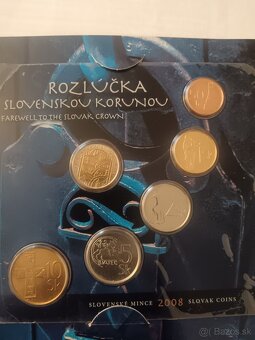 Sada slovenských mincí 2008 - 2