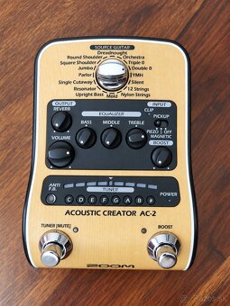 Predám gitarový predzosilňovač Zoom AC-2 - 2