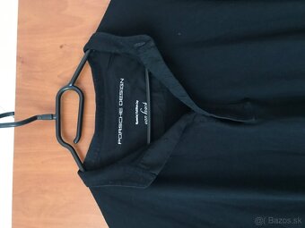PORSCHE design originál black pánske tricko L - 2