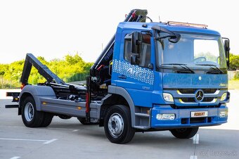 MERCEDES 1218 NOVÝ HÁKOVÝ NOSIČ KONTAJNEROV HYDRAULICKÁ RUKA - 2