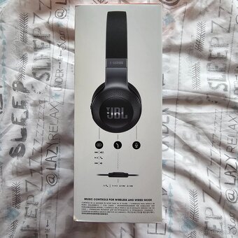 JBL E45BT čierne Bluetooth slúchadlá - 2