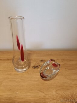 Set váza+ popolník - 2