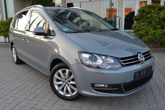 VW SHARAN 2.0 TDI, PANORÁMA, KOŽA, BIXENÓN, 7 MIESTNE, ŤAŽNÉ - 2