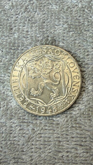 Stříbrná Mince Československo – 100 Kčs 1948 (600 let Univer - 2