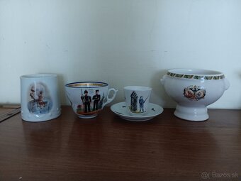 Porcelánové šálky- Franz Jozef, Rakusko Uhorsko, 1914 - 2