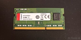1x Kingston 4GB DDR3 1600MHz - 2
