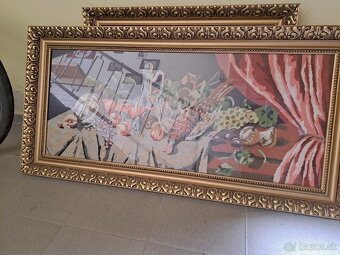 Predám ručne vyšívaný obraz 126x63 - 2