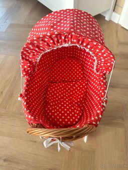 Predám prútený kočík pre bábiky - 2