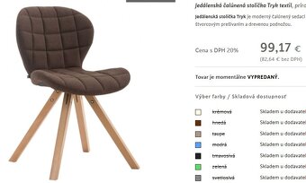 Calunena moderna jedalenska stolicka - 2