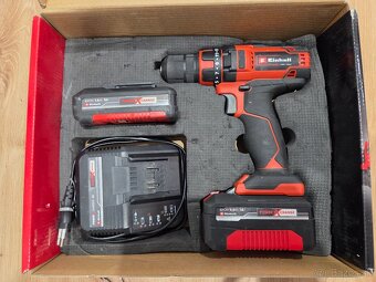 Aku vŕtačka/skrutkovač Einhell TE-CD 18/40 Li + 2x batéria - 2