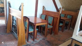 reštauračné stoly stoličky paravan rozpredám - 2