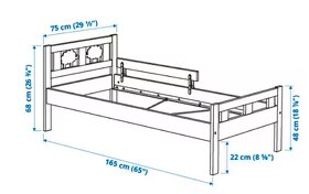 Detska postel 160 x 70 cm (IKEA) - 2