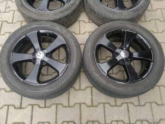 Elektrony Sharan Black 5x112 r17, letne pneu. 225/50 R17 - 2