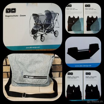 ABC Design Zoom Graphite Grey - pre dvojicky/surodenecky - 2