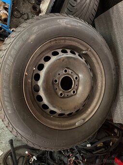 Originál 5x120 BMW plechové disky a gumy - 2
