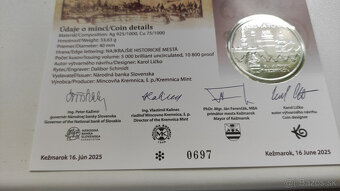 Pamätný list (2025) - Kežmarok - 2