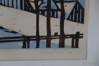 Grafický list - Maliarka Edita Ambrušová - 2