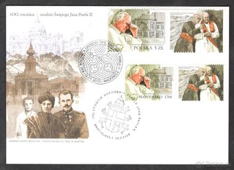 2020 100 rokov Jan Pavol 2 spolocne vydanie Polsko Vatikan - 2