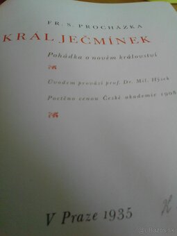 E.S.Procházka - Král Ječmínek - vydanie (1935) - 2
