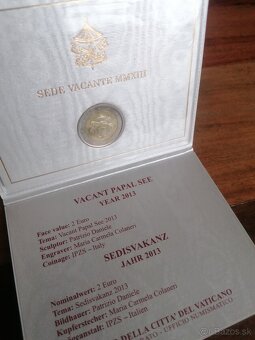 2€ minca Vatikán 2013 Sede Vacante - 2