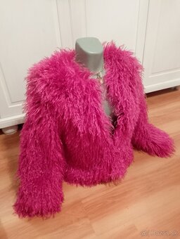 Ružový kožuch M - 2