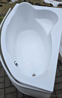 Rohová vaňa ľavá 150x100x60 cm NOVÁ - 2