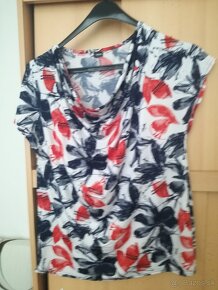 Blúzka so sakom,čierny  top, znížená cena - 2