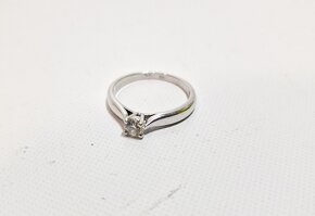 Zasnubny prsteň 0,20ct diamant - 2