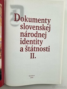Dokumenty slovenskej národnej identity a štátnosti II. - 2