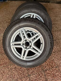 Alu disky mecedes 5x112 + pneu Bridgestone 235/65 r17 - 2
