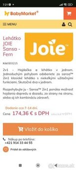 Hojdacie kresielko Joie Salsa - 2