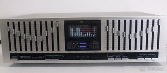2x10 pasmovy equalizer KENWOOD GE-44 strieborny vyroba Japan - 2