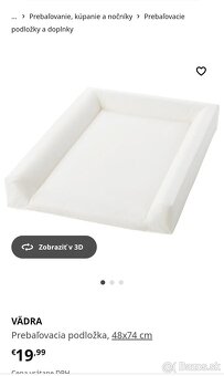 Prebaľovací pult Ikea - 2