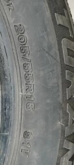4 letné pneumatiky 205/55 R16 91V Bridgestone Turanza ER30 - 2