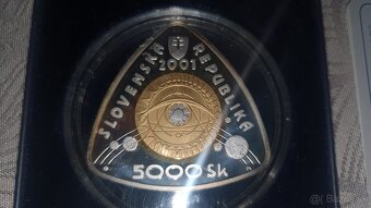 Pamätná minca 5000 SK k začiatku tretieho tisícročia - 2