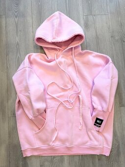 No Size oversize mikina Candy Pink - 2