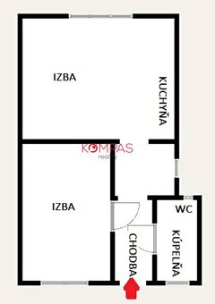 INVESTIČNÝ, VEĽKÝ 1 IZBOVÝ BYT PO ČIASTOČNEJ REKONŠTRUKCII – - 2