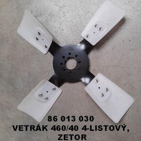 Vrtule chladenia na traktory Zetor - 2