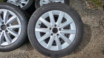 ALU kola Mercedes 5x112 + Continental 205/55 R16 - 2