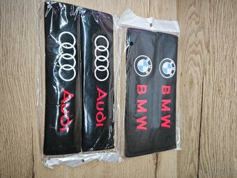 Nové návleky na bezpečnostné pásy do auta - rôzne značky - 2