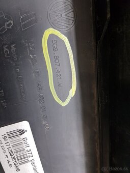 Golf  7 kombi zadný nárazník - 2