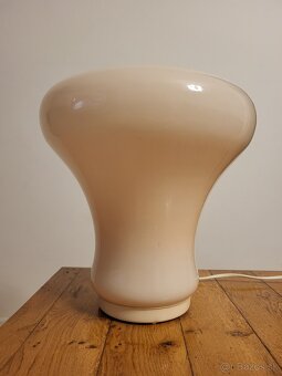 Retro sklenená stolová lampa - 2