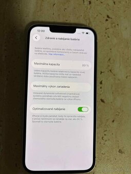 Apple Iphone 13 biely 89% 128gb - 2