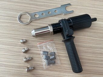 Profesionálny celokovový nitovací adaptér pre trhacie nity - 2