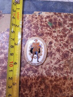 odznak, smalt - 1938 Berlin - 2