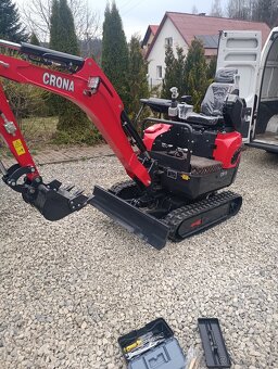 Prenajom mini bagrov - 2